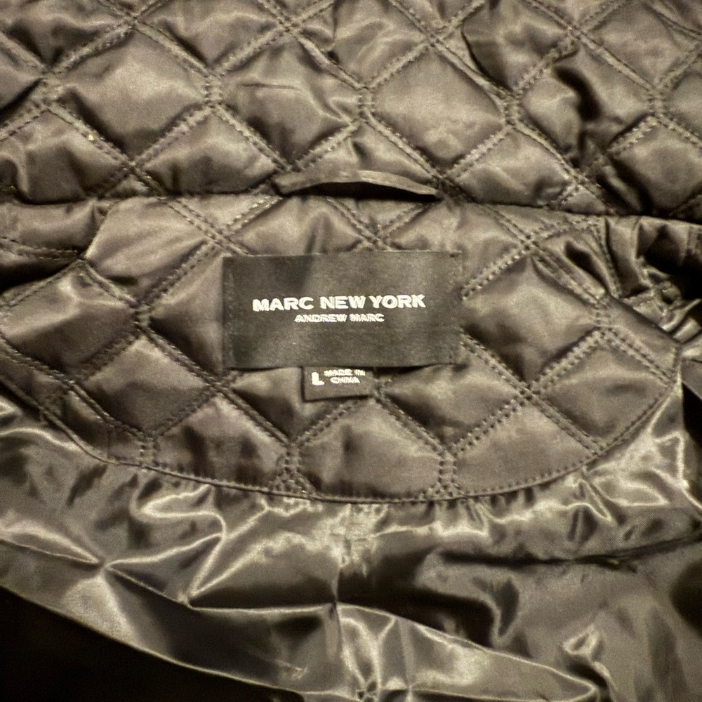 Marc New York by Andrew Marc Women's Brighton Quilted Black Jacket Coat - Picture 10 of 10